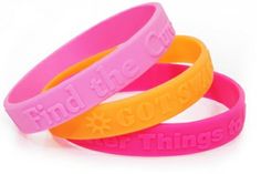 Embossed Wristbands